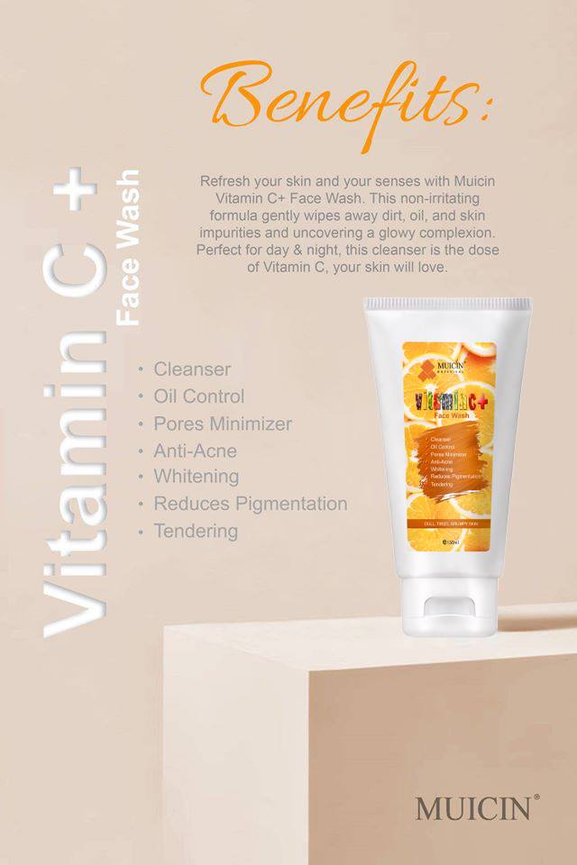 Buy  MUICIN - Vitamin C+ Face Wash - 150ml - at Best Price Online in Pakistan