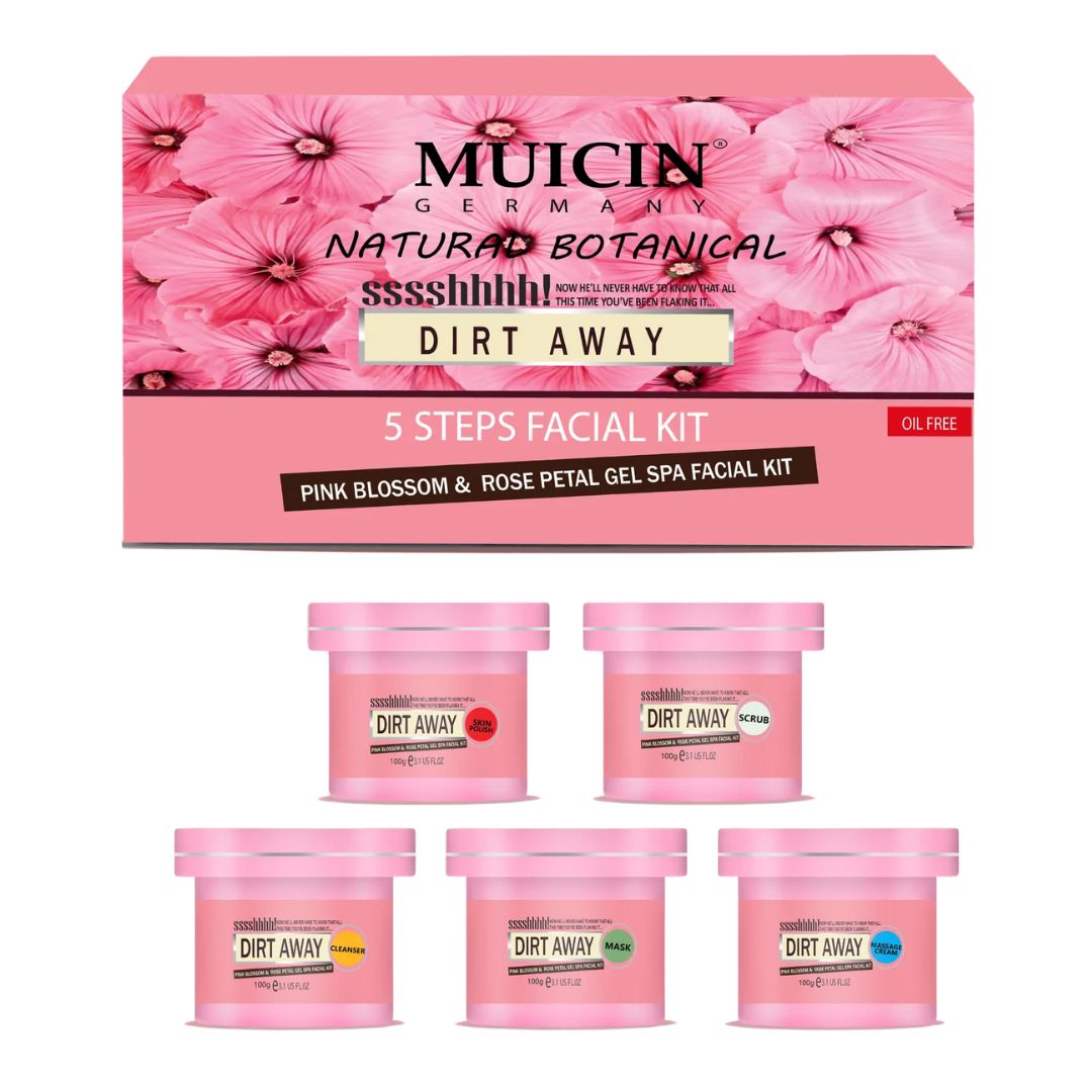 Buy  MUICIN - Pink Glow Dirt Away Facial Kit - 5 Steps - at Best Price Online in Pakistan