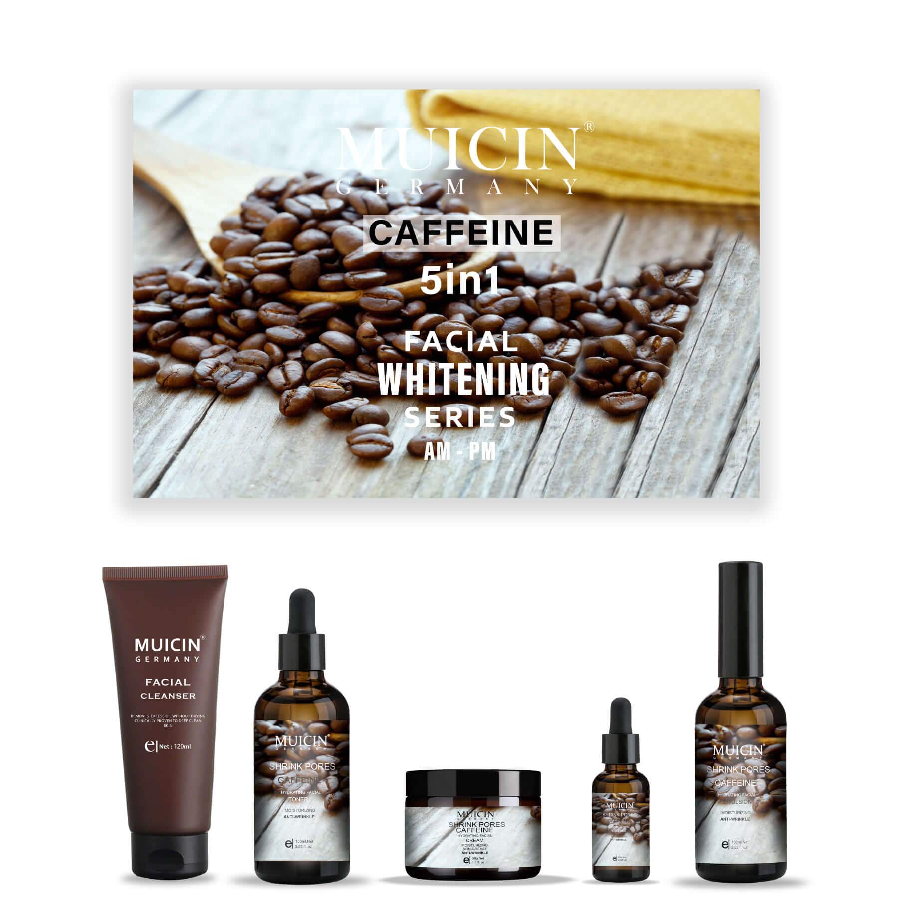Buy  MUICIN - Shrink Pores Caffeine 5 in 1 Facial Kit - at Best Price Online in Pakistan