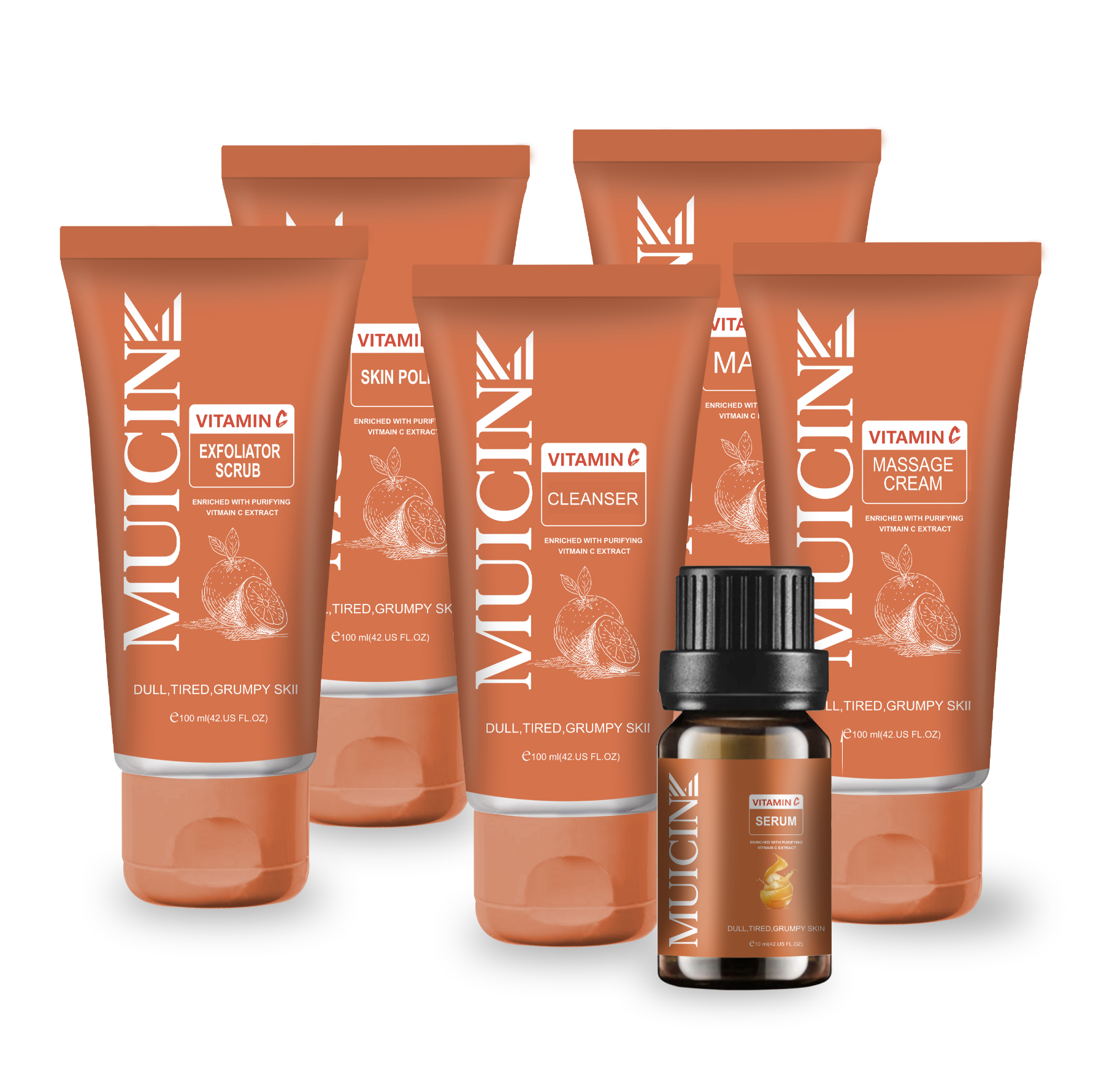 Buy  MUICIN - Vitamin C Go & Glow Facial Kit - 6 Steps - at Best Price Online in Pakistan