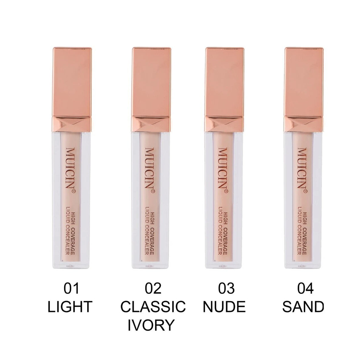 Buy  MUICIN - Gold HD Coverage Liquid Concealer - 6g - LIGHT at Best Price Online in Pakistan