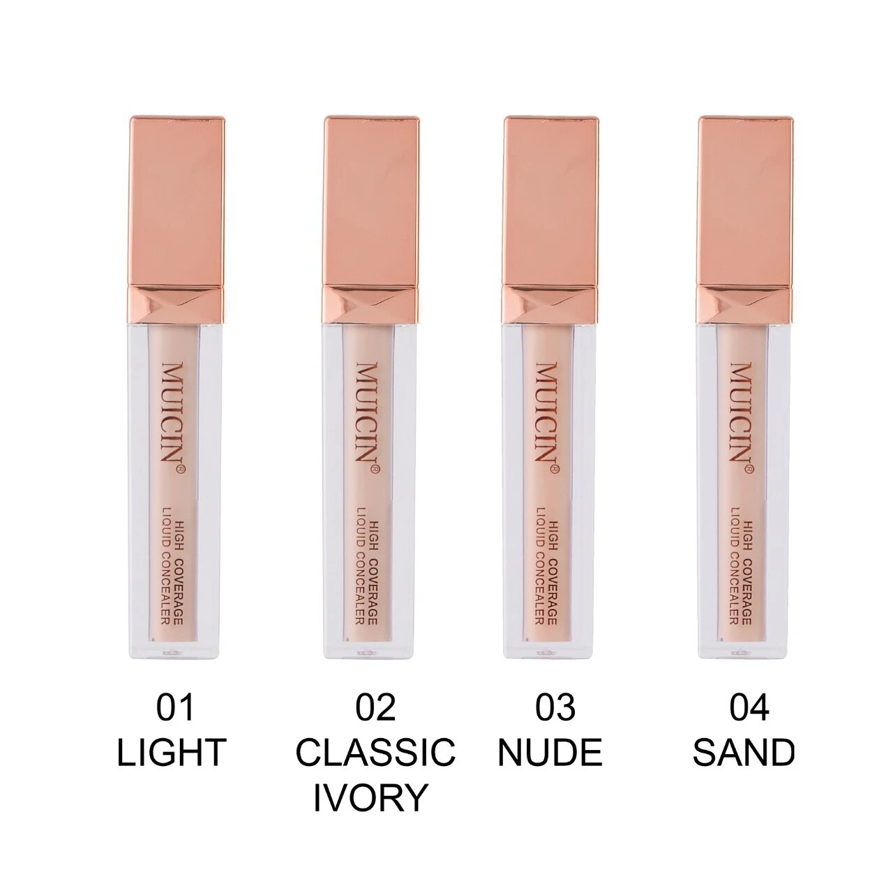Buy  MUICIN - Gold HD Coverage Liquid Concealer - 6g - LIGHT at Best Price Online in Pakistan