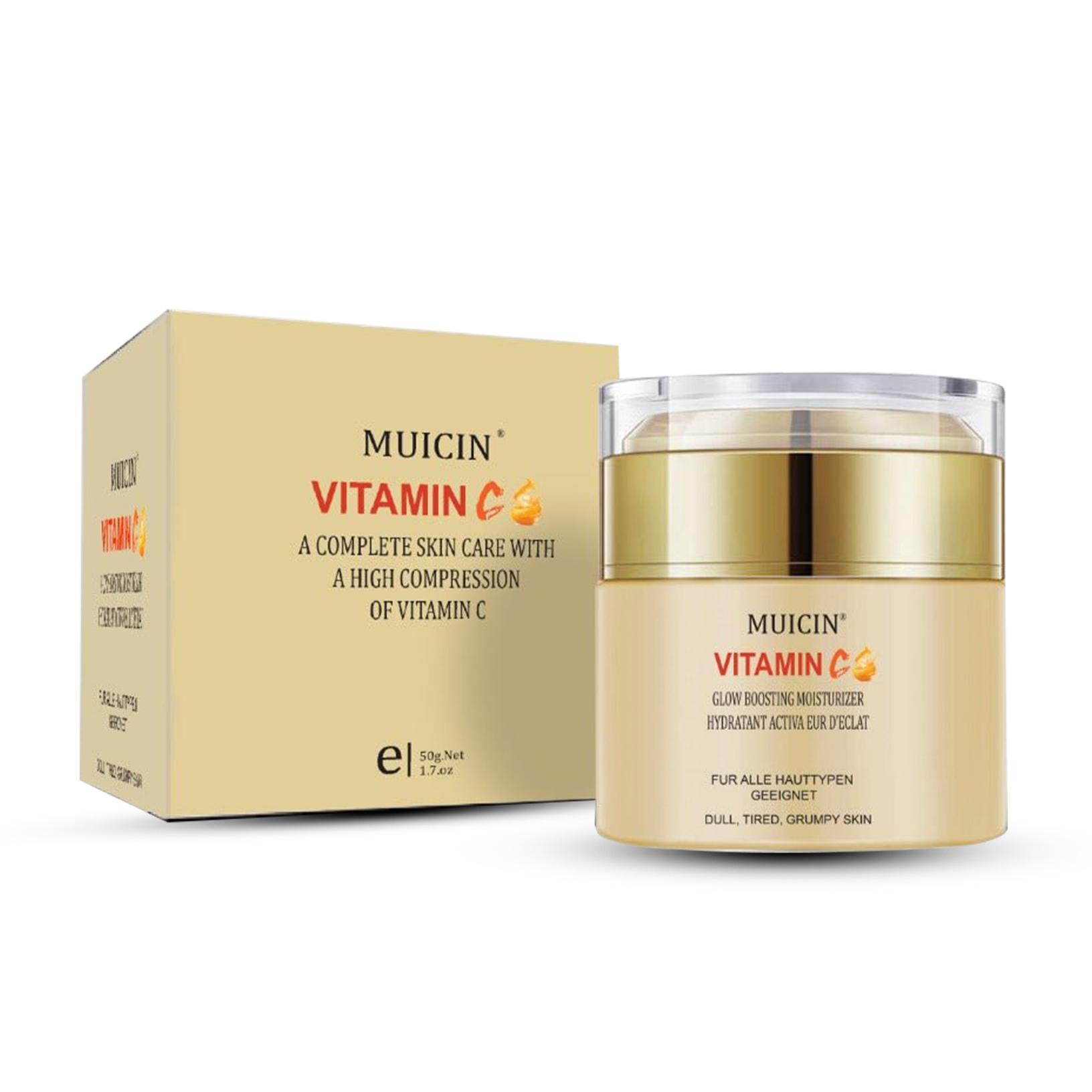 Buy  MUICIN - Vitamin C Foundation CC Cream Jar - 50g - at Best Price Online in Pakistan