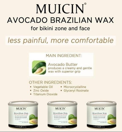 Buy  MUICIN - Avocado Hair Removal Brazilian Wax Jar - 400g - at Best Price Online in Pakistan