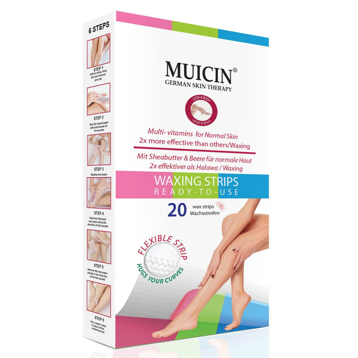 Buy  MUICIN - Hair Removal Wax Strips Pack - at Best Price Online in Pakistan
