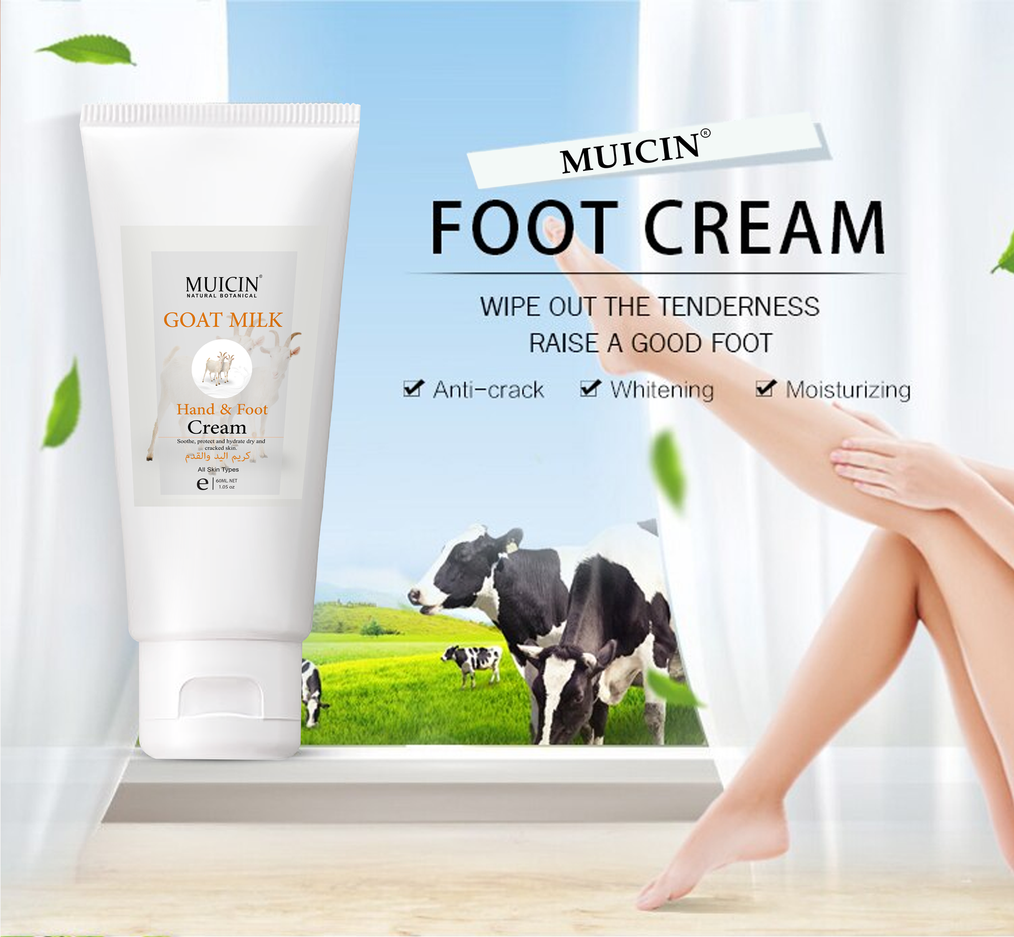 Buy  MUICIN - Goat Milk Hand & Foot Cream Tube - 150ml - at Best Price Online in Pakistan