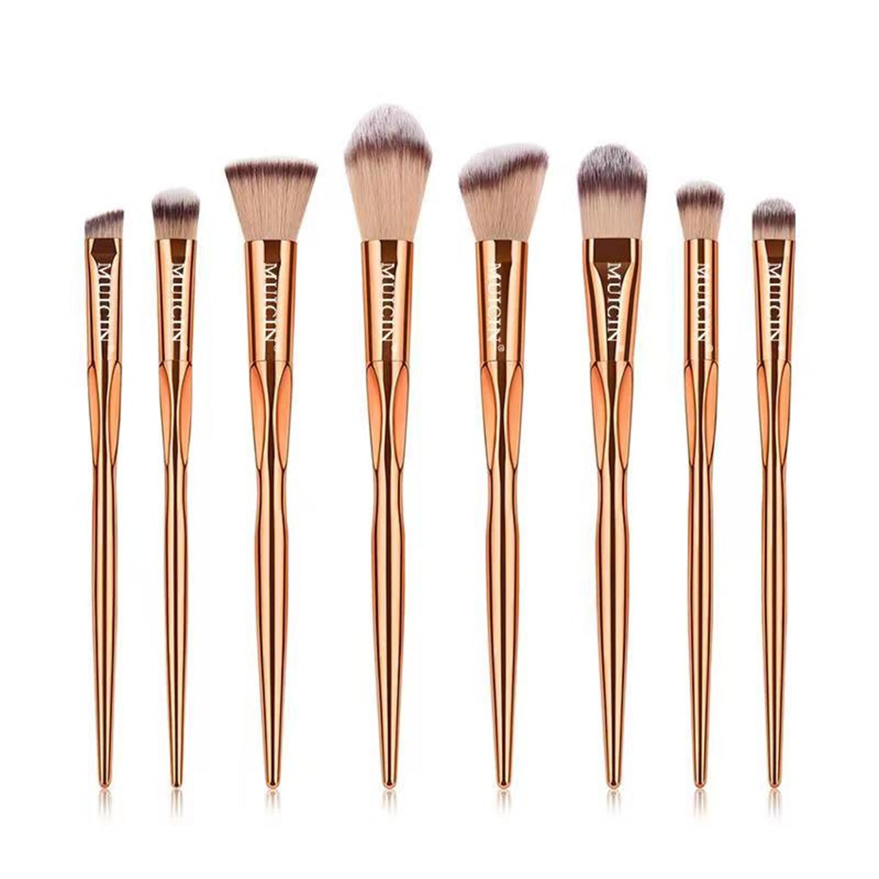 Buy  MUICIN - 8 Pieces Luxe Gold Makeup Brushes - at Best Price Online in Pakistan