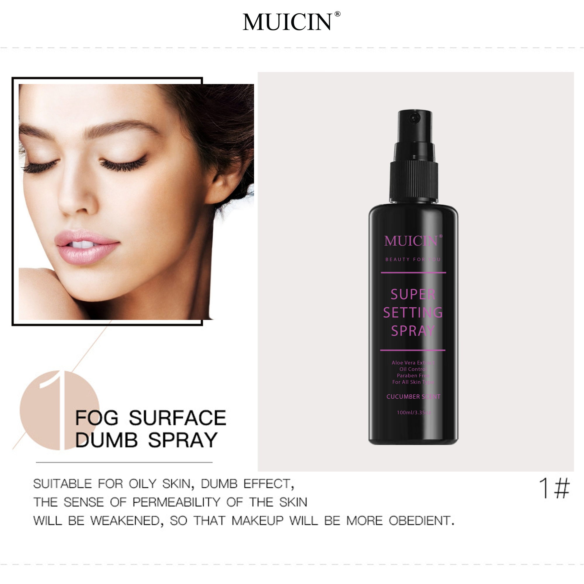 Buy  MUICIN - Super Makeup Setting Spray - 100ml - at Best Price Online in Pakistan