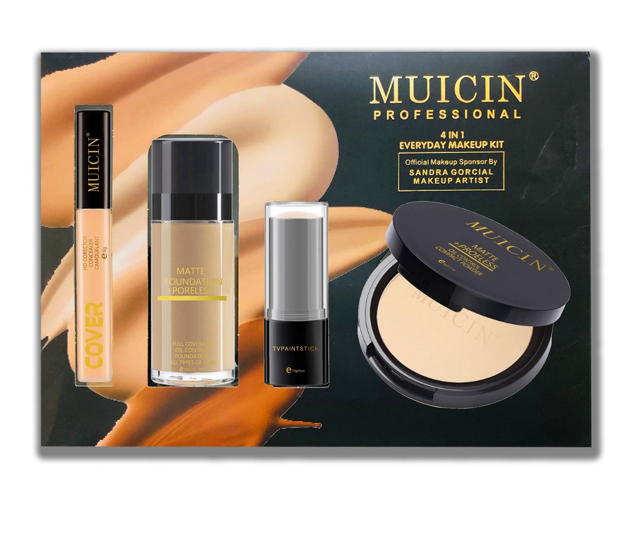 Buy  MUICIN - 4 in 1 Everyday Professional Makeup Kit - Fair at Best Price Online in Pakistan