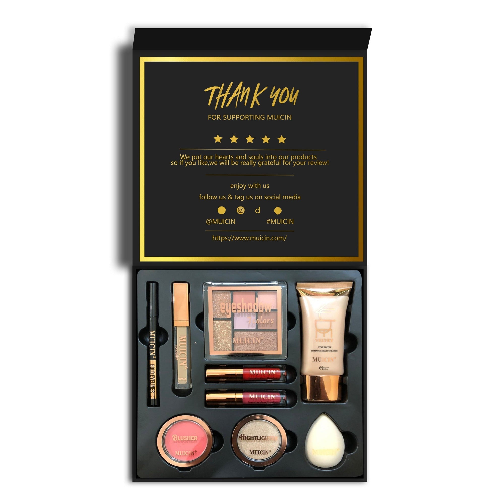 Buy  MUICIN - 9 in 1 Everyday Professional Makeup Kit - Fair at Best Price Online in Pakistan
