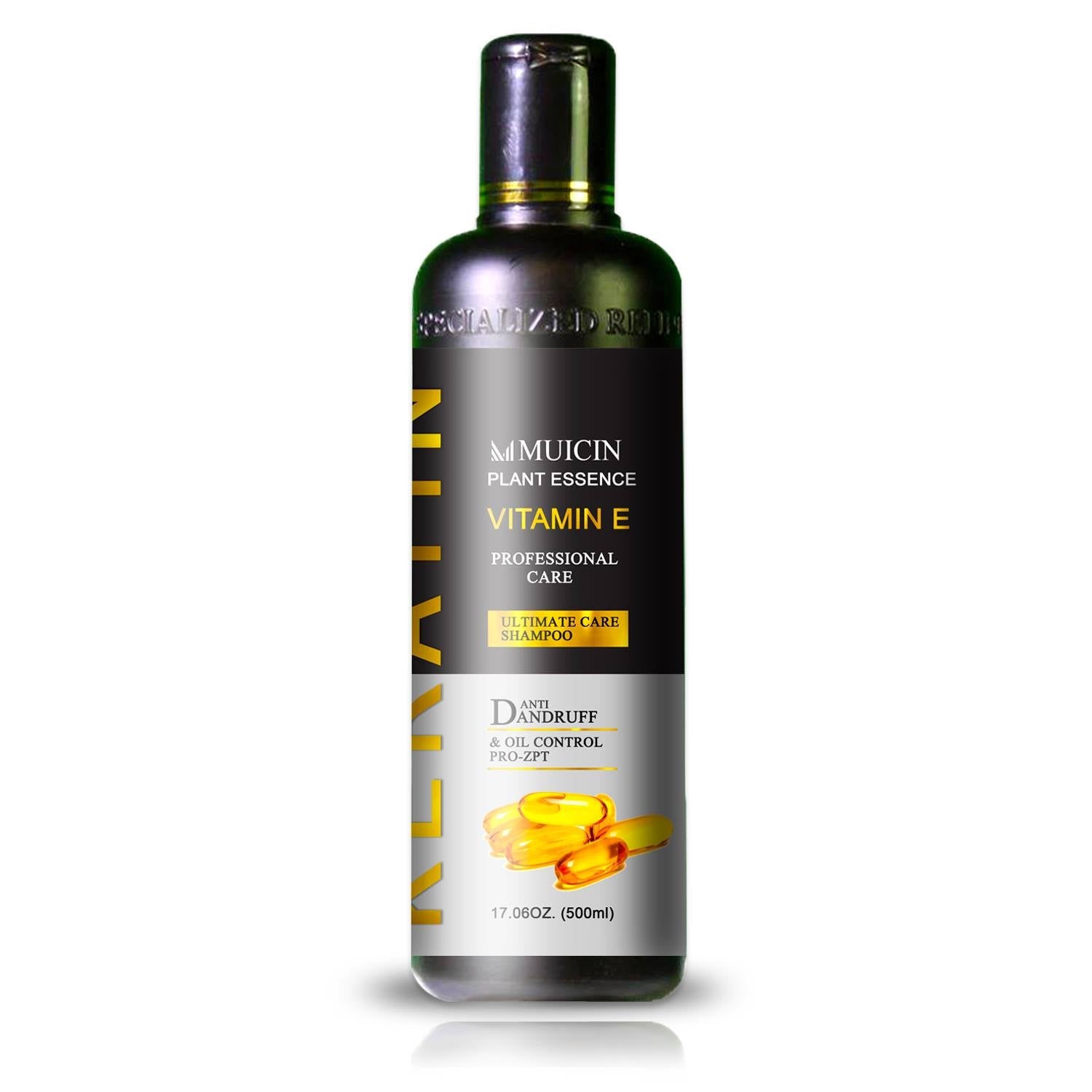 Buy  MUICIN - Vitamin E Keratin Ultimate Care Anti Dandruff & Oil Control Shampoo - 500ml - at Best Price Online in Pakistan