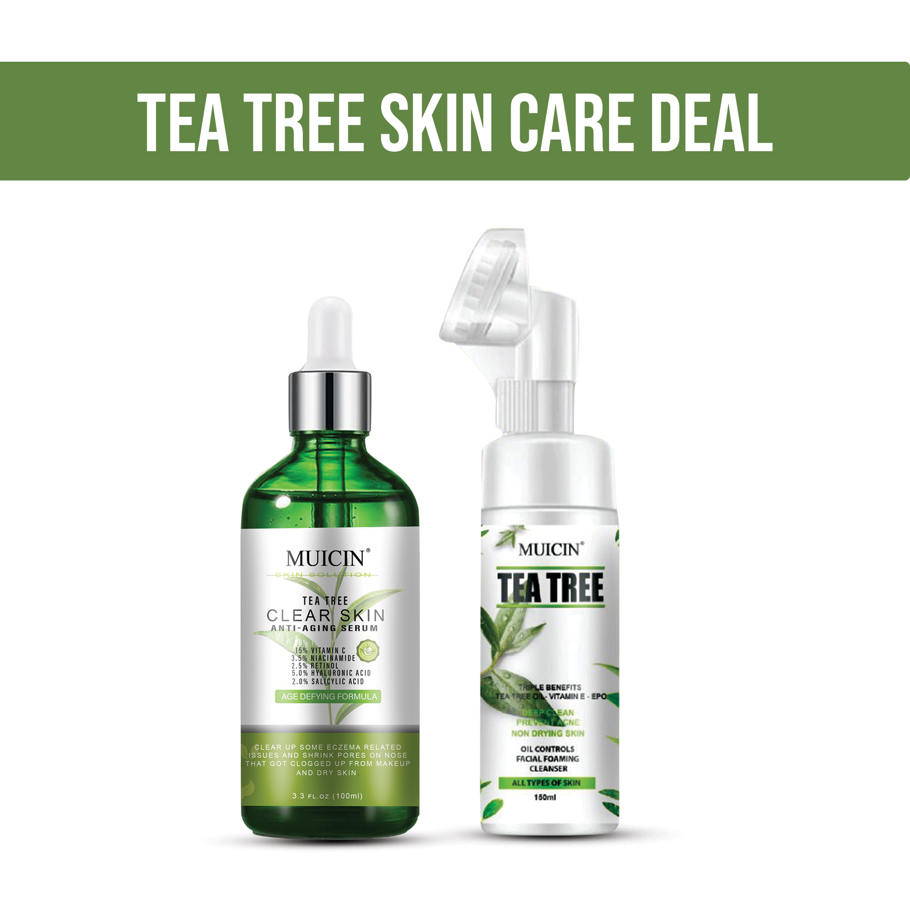 Buy  MUICIN - Tea Tree Skin Care Deal - at Best Price Online in Pakistan