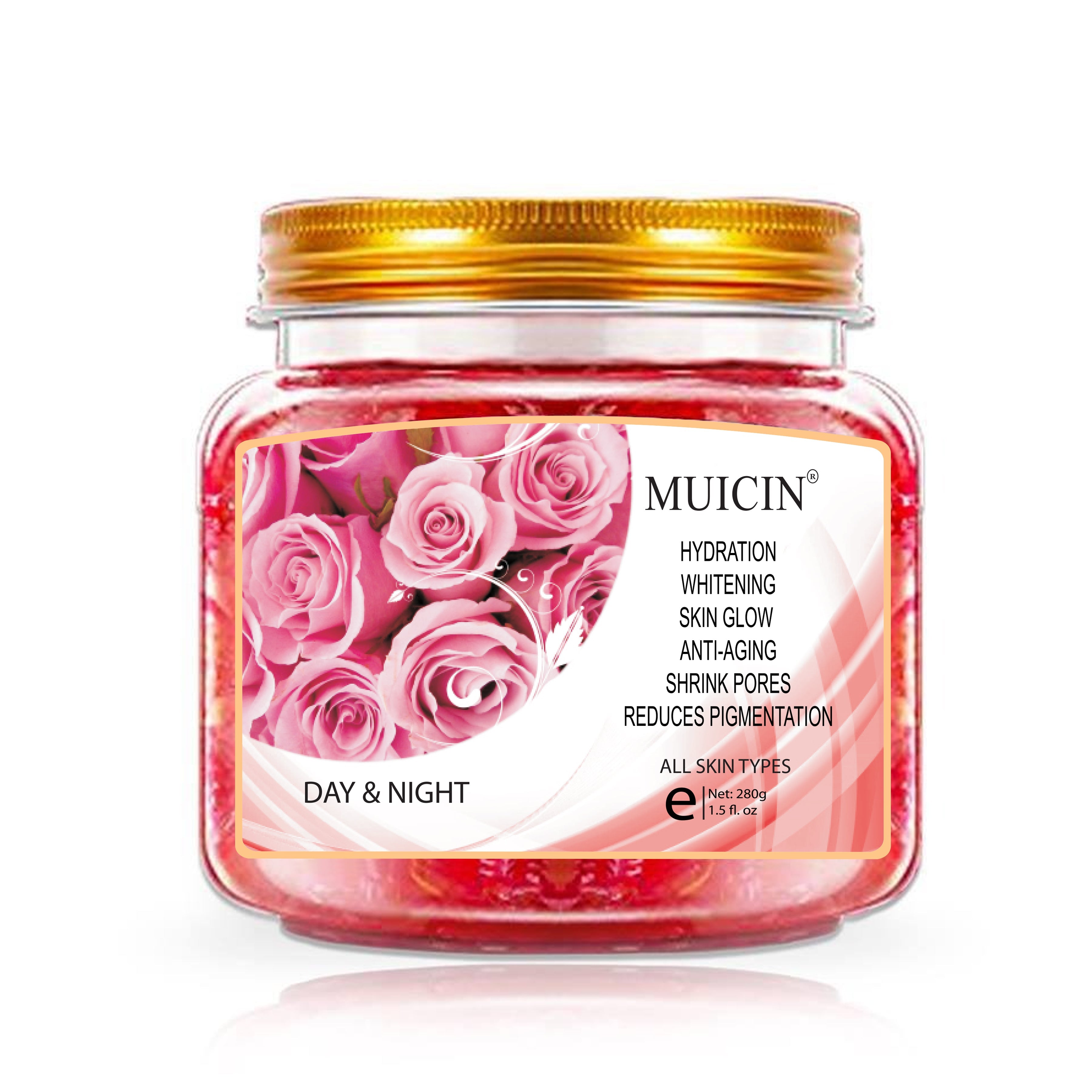 Buy  MUICIN - Natural Rose Petal Day & Night Sleeping Mask - 280g - at Best Price Online in Pakistan