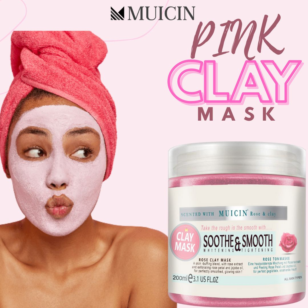 Buy MUICIN Rose Pink Clay Mask 200ml Online in Pakistan