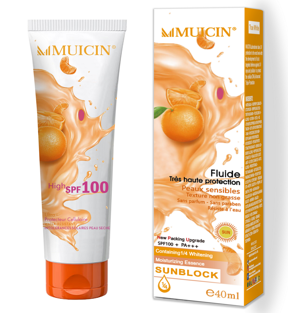 Buy  MUICIN - Sunblock Defence Face &amp; Body SPF-100 - 40ml - at Best Price Online in Pakistan