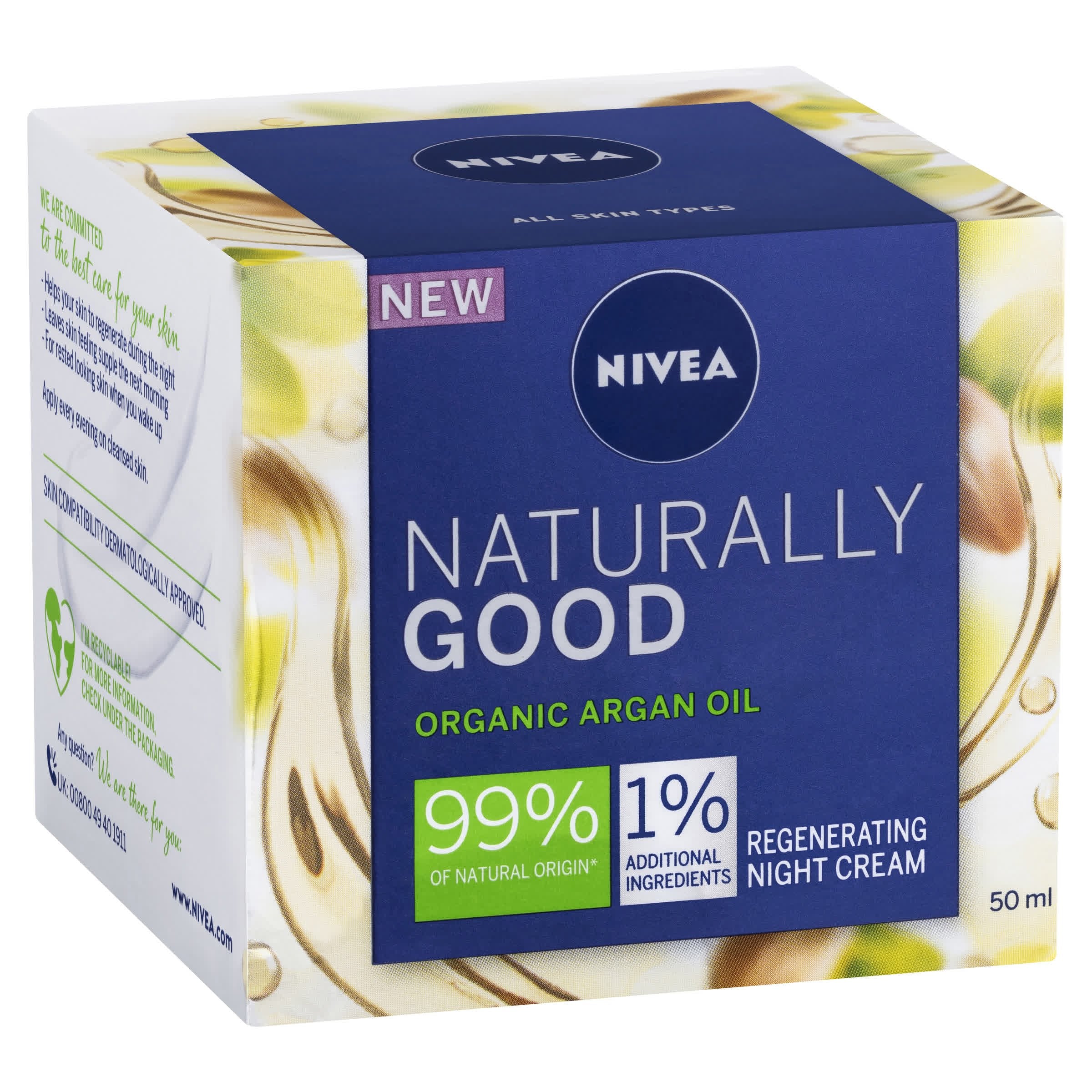 Buy  Nivea Naturally Good Re-generating Night Cream - at Best Price Online in Pakistan