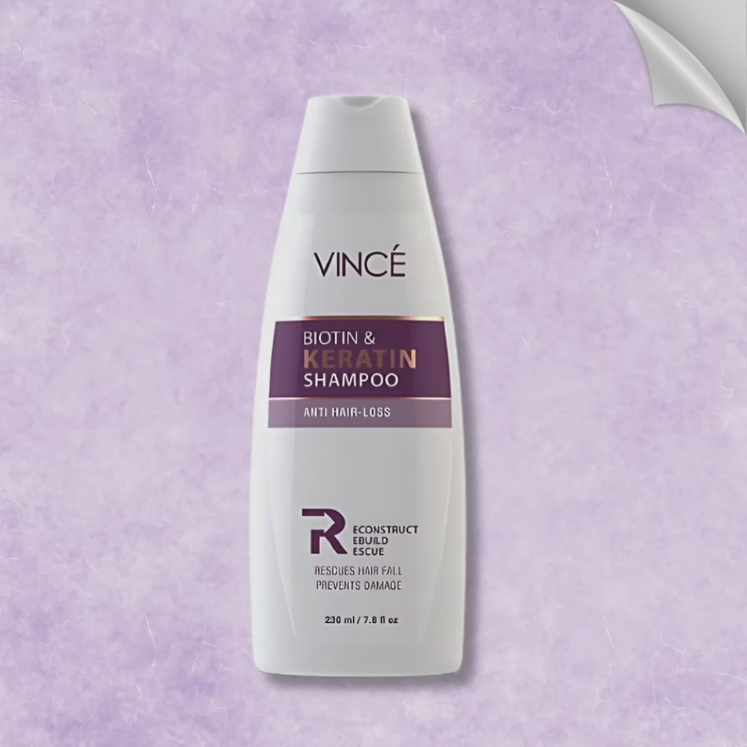 Vince Biotin & Keratin Shampoo - 230ml