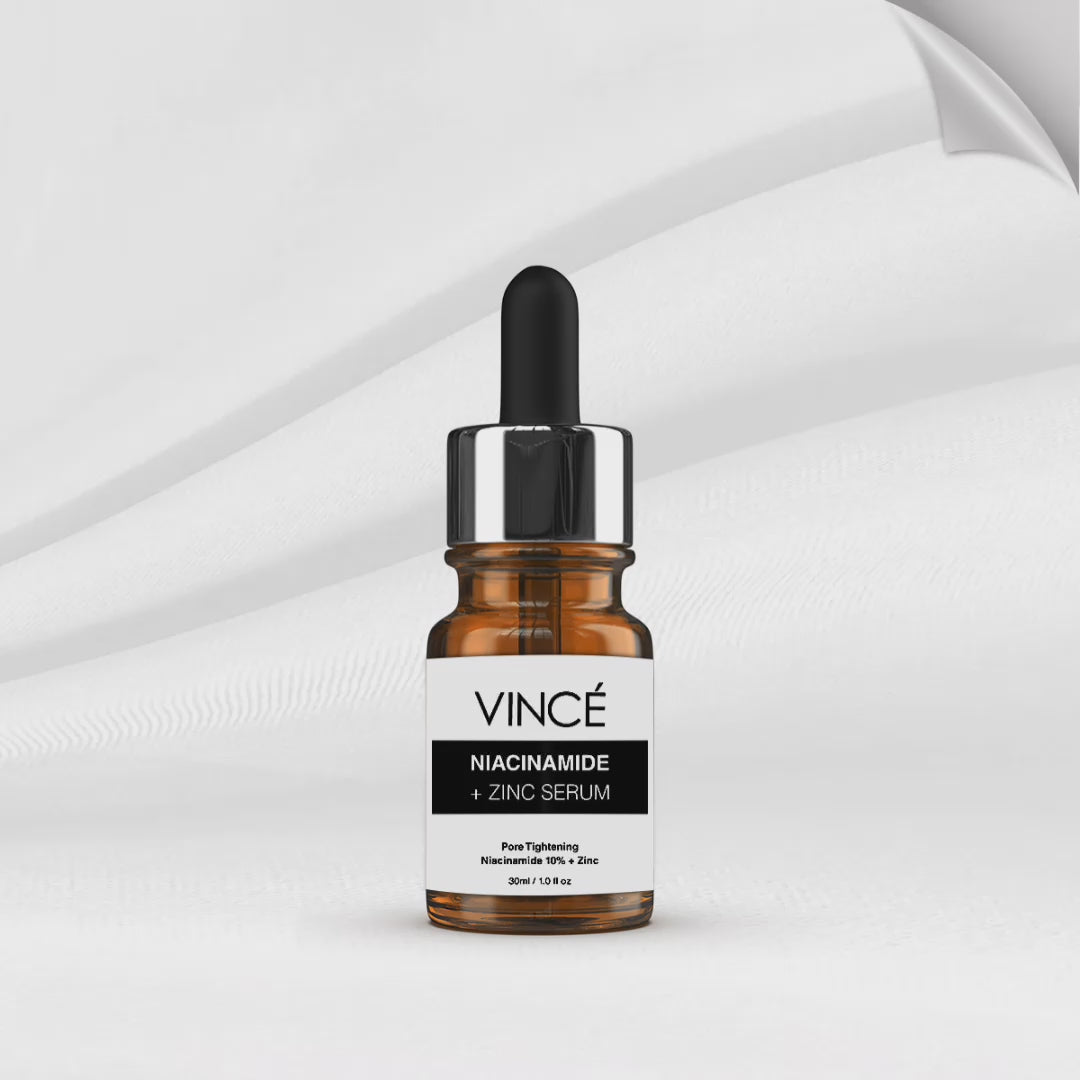 Vince Niacinamide + Zinc Serum (Tighten and Refine large open Pores) - 30ml