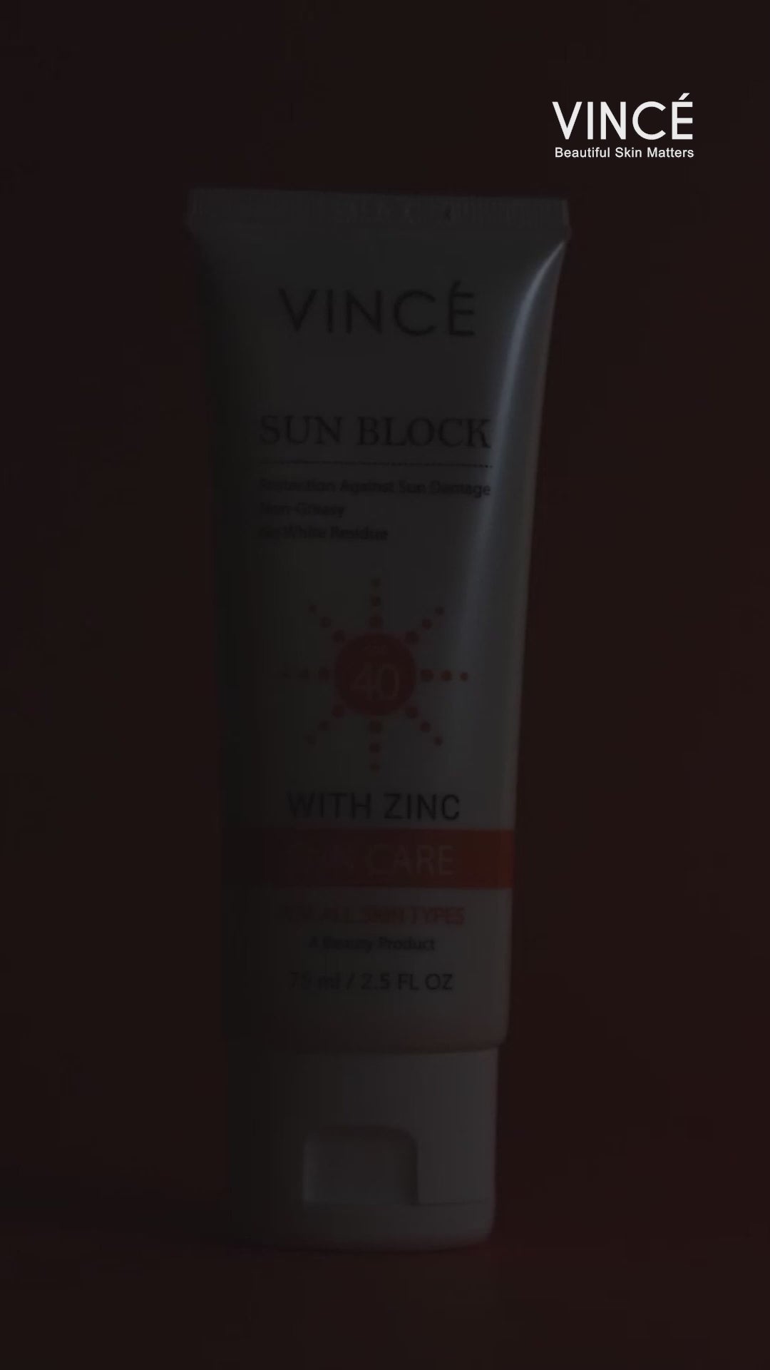 Buy  Vince Sunblock SPF 40 - 75ml - at Best Price Online in Pakistan
