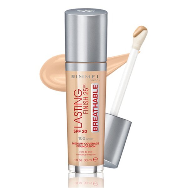 Buy  Rimmel Lasting Finish Breathable Foundations - 100 Ivory - at Best Price Online in Pakistan