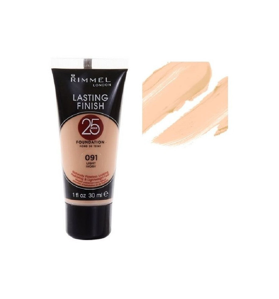 Buy  Rimme London Lasting Finish 25hr Foundation - 091 Light - at Best Price Online in Pakistan
