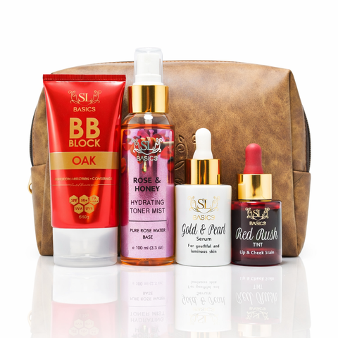SL Basics No Makeup/Makeup Kit (Yellow Undertone) – Glow Beauty