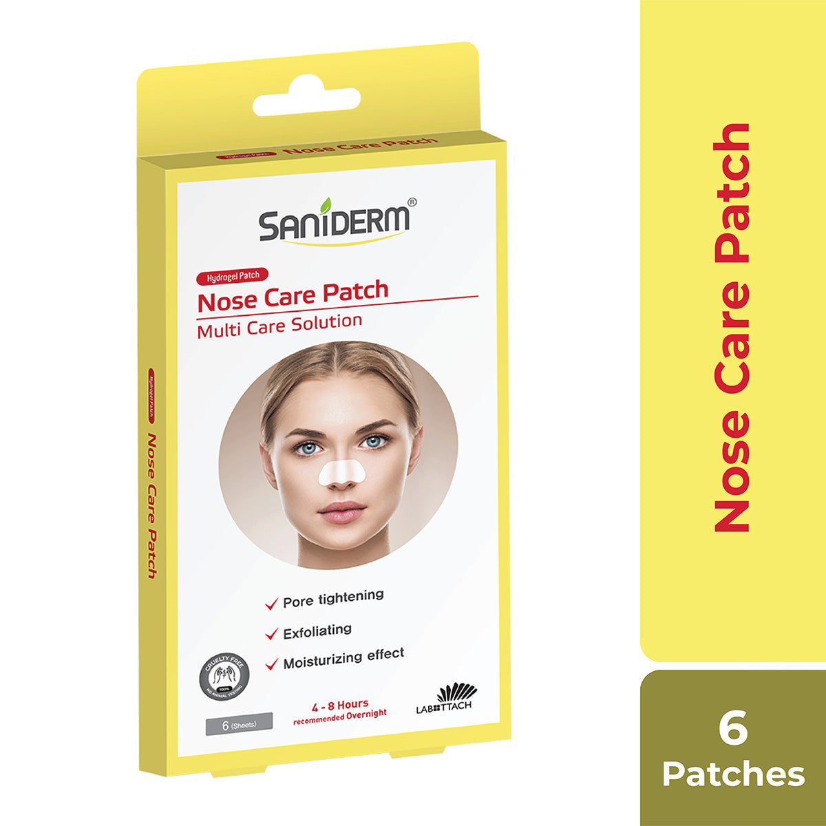 Buy  Saniderm Nose Care Patch | Pore Tightening &amp; Exfoliating Nose Strips - 6 Patches - at Best Price Online in Pakistan