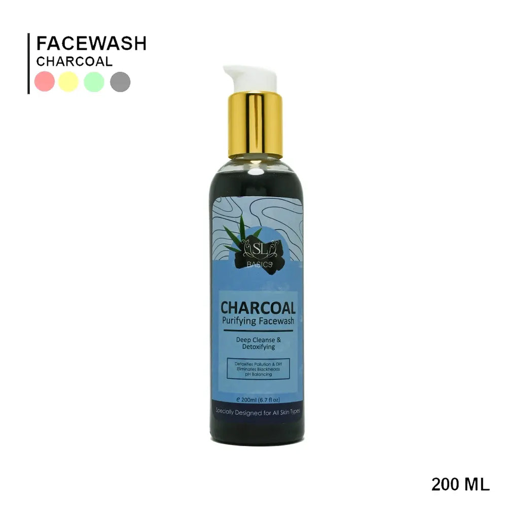 Buy  SL Basics Charcoal Face Wash - 200ml at Best Price Online in Pakistan