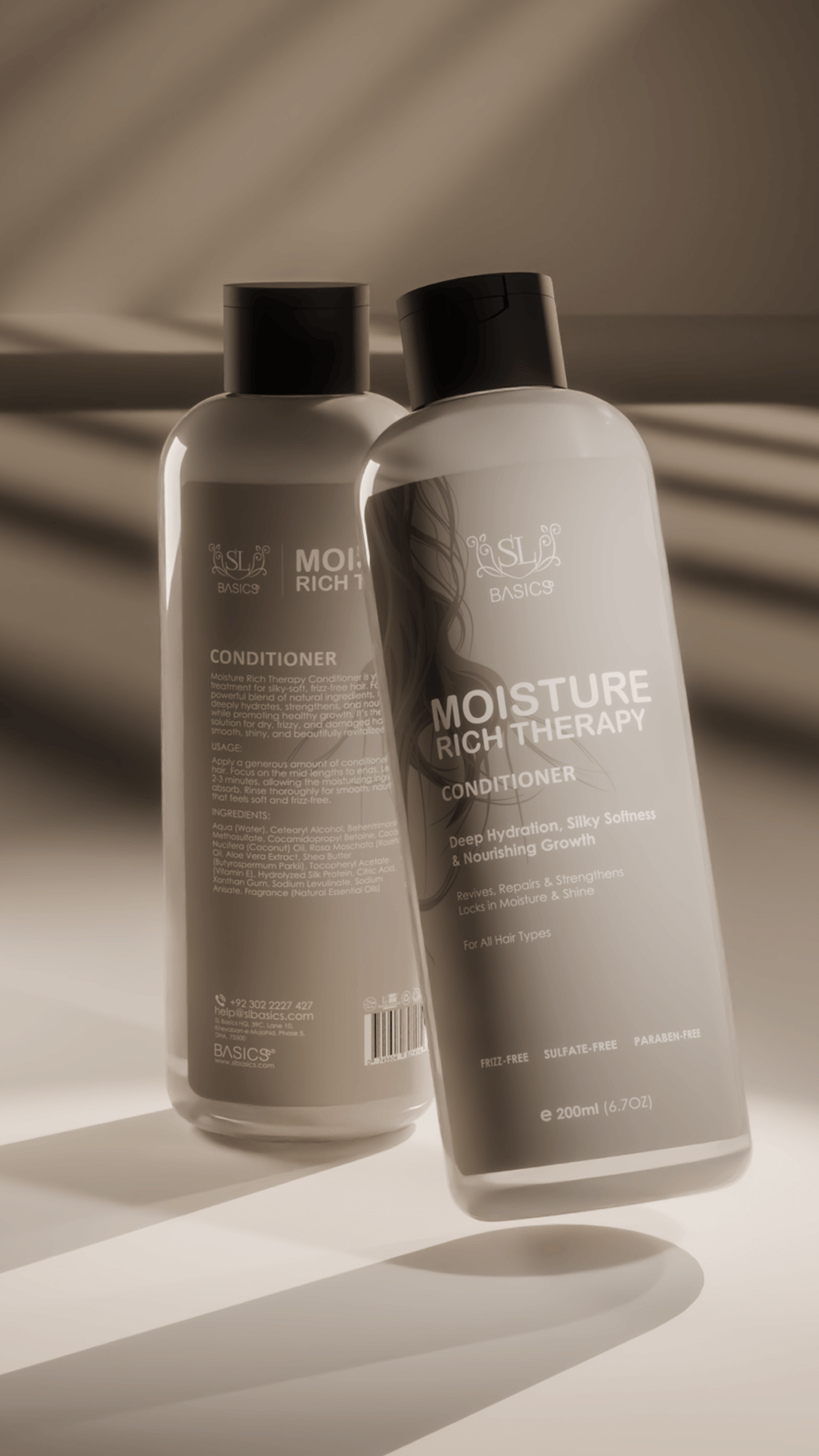 SL Basics Moisture Rich Therapy Conditioner - 200ml – Glow Beauty