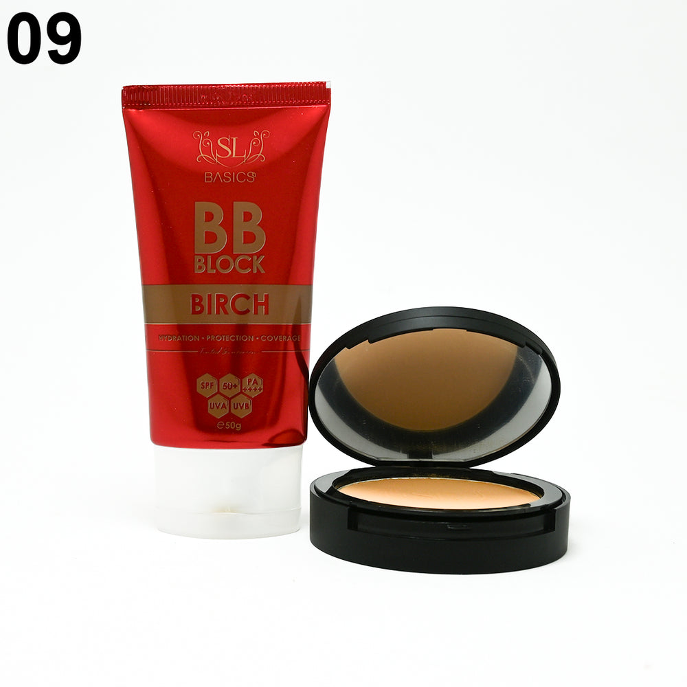 Buy  SL Basics Glow & Go (BB Block + Kompact) - Birch / Shade 09 at Best Price Online in Pakistan