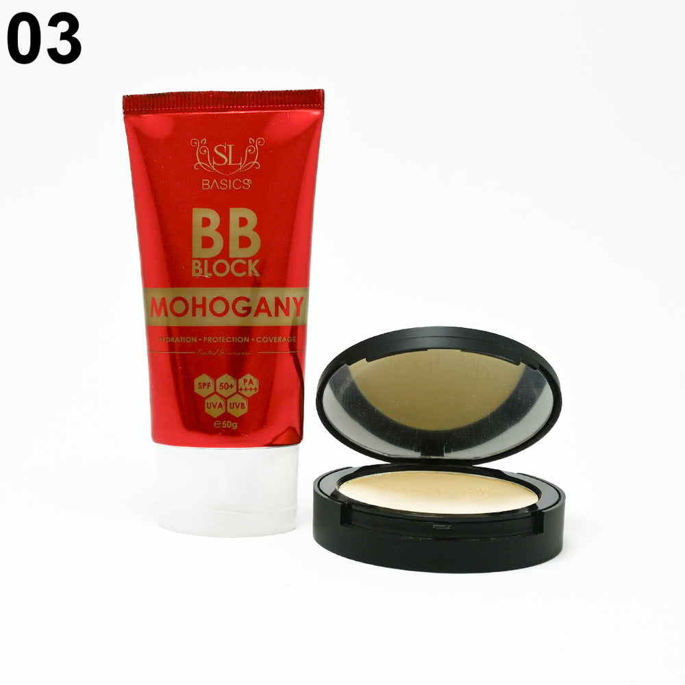 Buy  SL Basics Glow & Go (BB Block + Kompact) - Mohogany / Shade 03 at Best Price Online in Pakistan