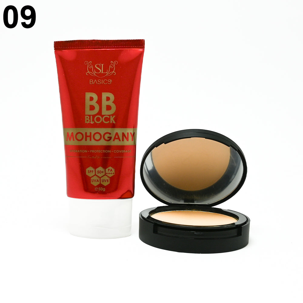 Buy  SL Basics Glow & Go (BB Block + Kompact) - Mohogany / Shade 09 at Best Price Online in Pakistan