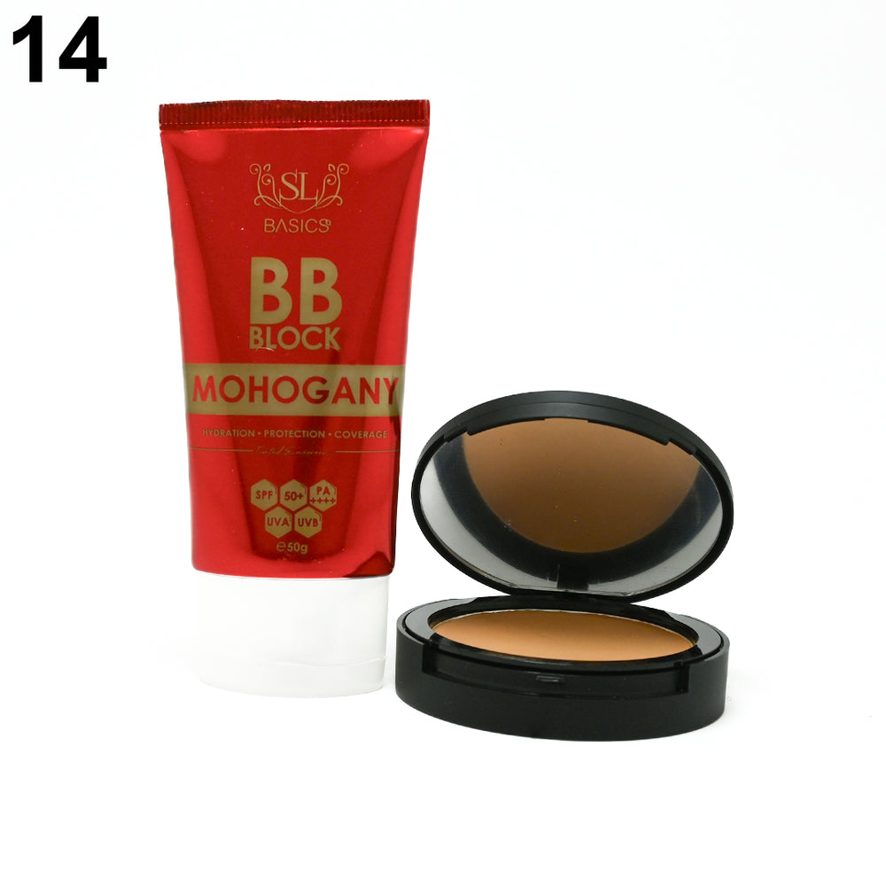 Buy  SL Basics Glow & Go (BB Block + Kompact) - Mohogany / Shade 14 at Best Price Online in Pakistan