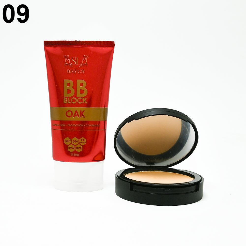 Buy  SL Basics Glow & Go (BB Block + Kompact) - Oak / Shade 09 at Best Price Online in Pakistan