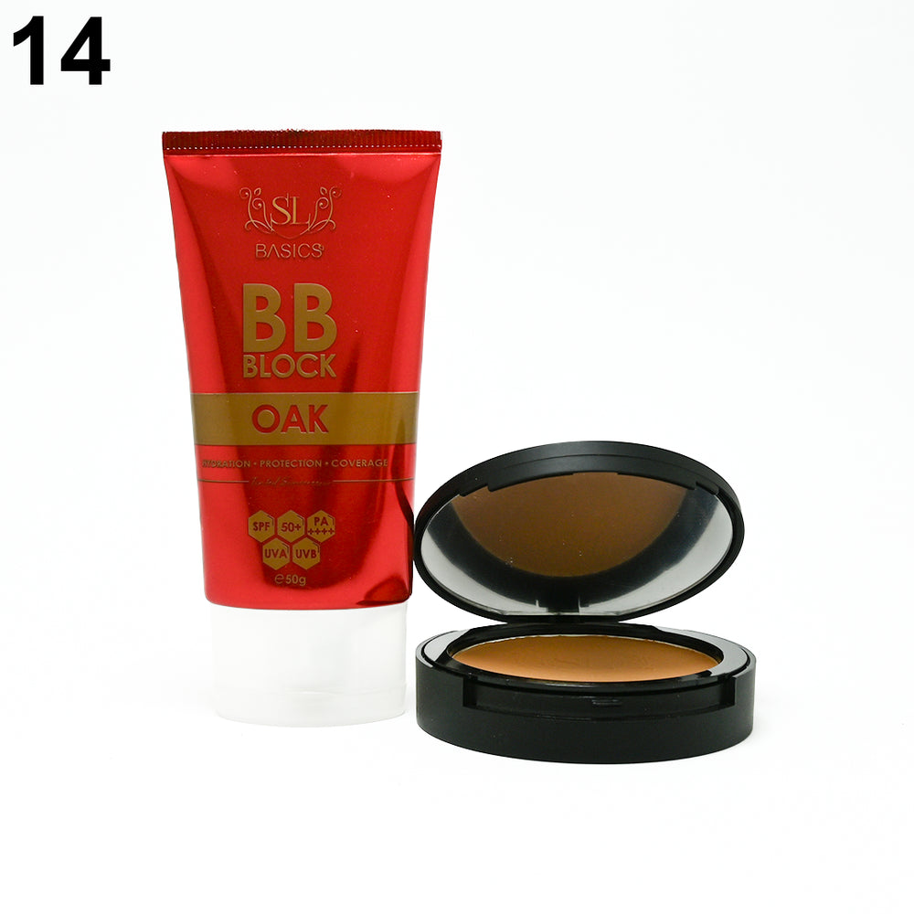 Buy  SL Basics Glow & Go (BB Block + Kompact) - Oak / Shade 14 at Best Price Online in Pakistan