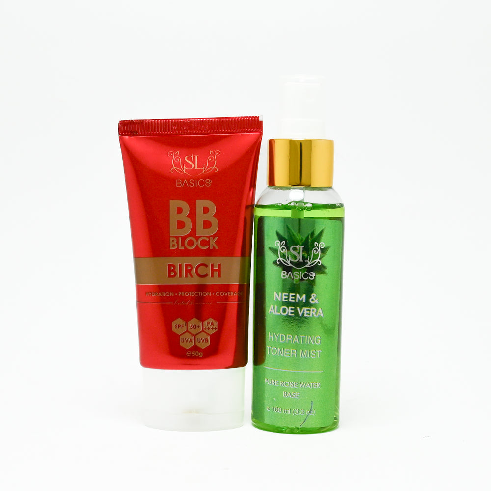 Buy  SL Basics Glow & Tone (BB Block + Toner) - Birch / Neem Aloe Vera at Best Price Online in Pakistan