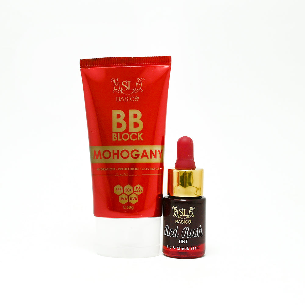 Buy  SL Basics Dynamic Duo (BB Block + Tint) - Mohogany / Red Rush 10ml at Best Price Online in Pakistan