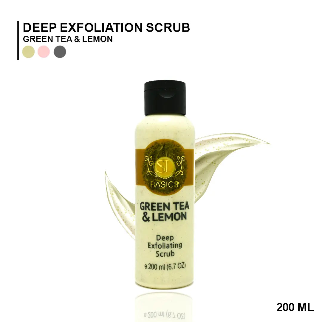 Buy  SL Basics Lemon & Green Tea Scrub - 200ml - at Best Price Online in Pakistan