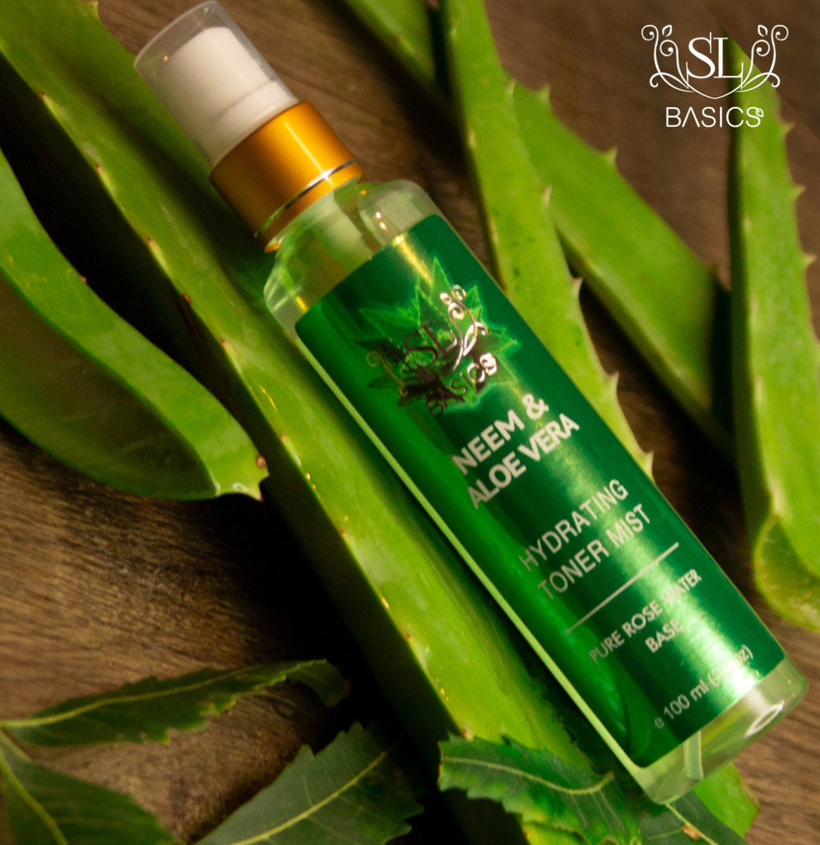 SL Basics Neem & Aloe Vera Toner - 100ml – Glow Beauty