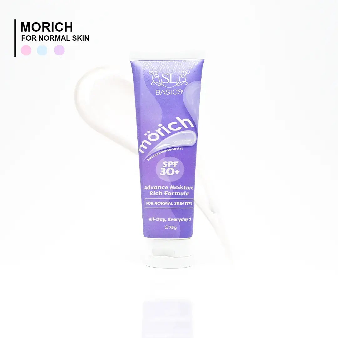 Buy  SL Basics Morich Advance Moisture Rich Formula SPF30+ - 75g - Dry at Best Price Online in Pakistan