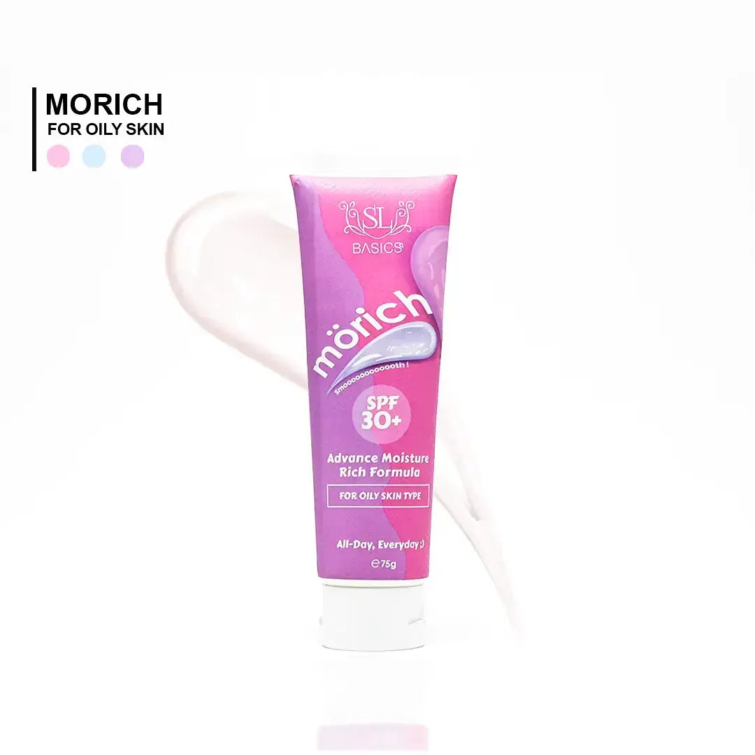 Buy  SL Basics Morich Advance Moisture Rich Formula SPF30+ - 75g - Oily at Best Price Online in Pakistan