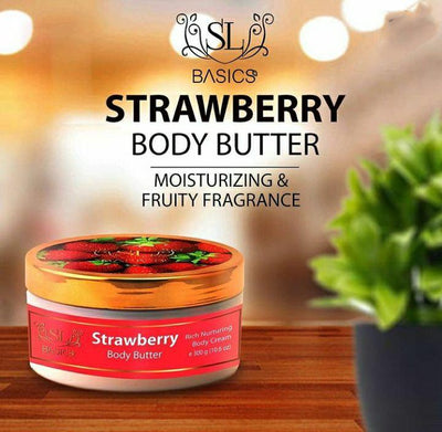 Buy  SL Basics Strawberry  Body Butter, 300g - at Best Price Online in Pakistan