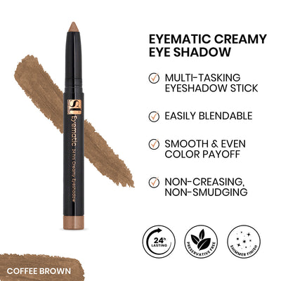 Buy  ST London - Eyematic Creamy Eye Shadow - Coffee Brown at Best Price Online in Pakistan