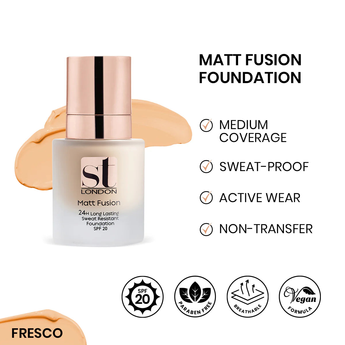 Buy  ST London - Matt Fusion Foundation - Fresco at Best Price Online in Pakistan