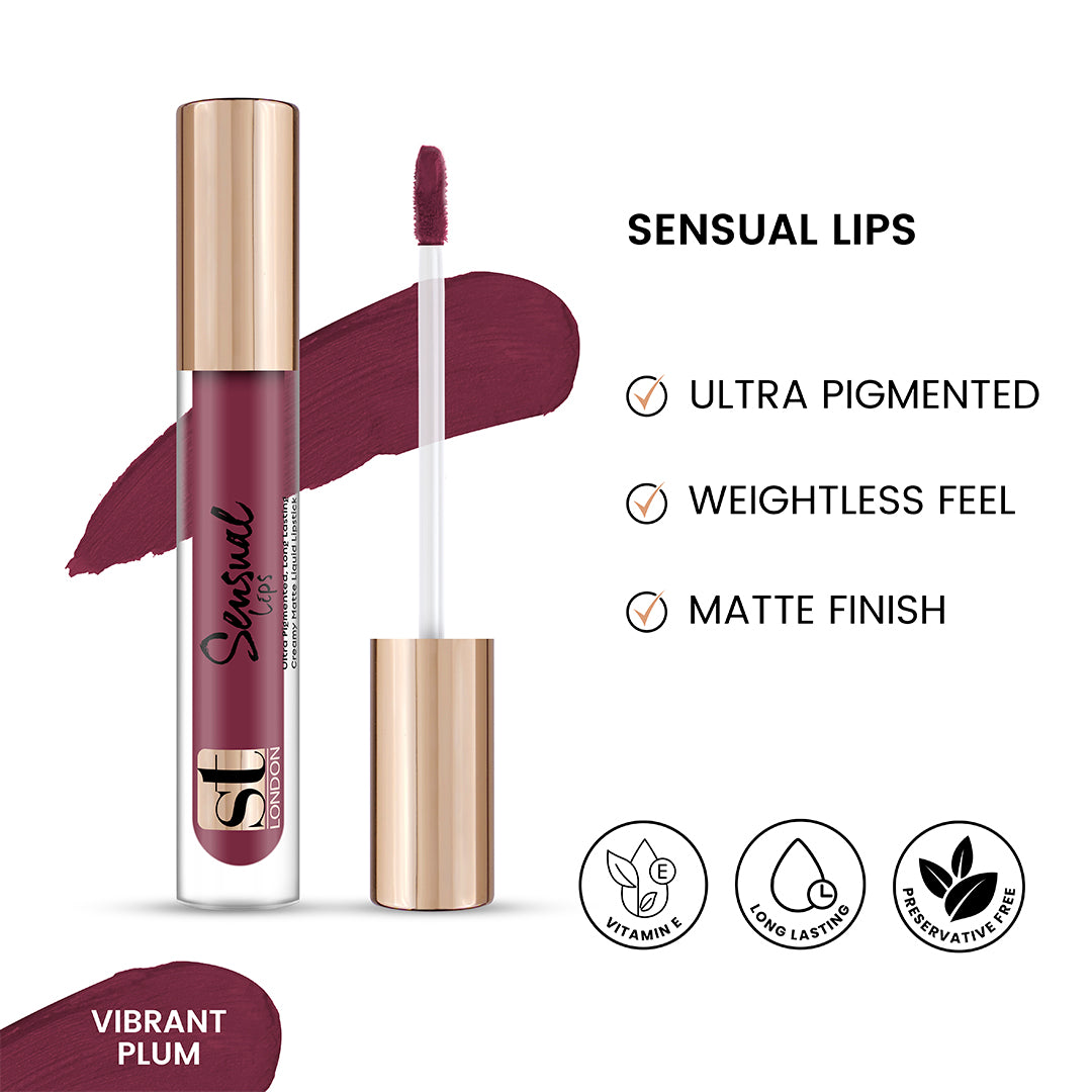 Buy  ST London - Sensual Lips - Vibrant Plum at Best Price Online in Pakistan