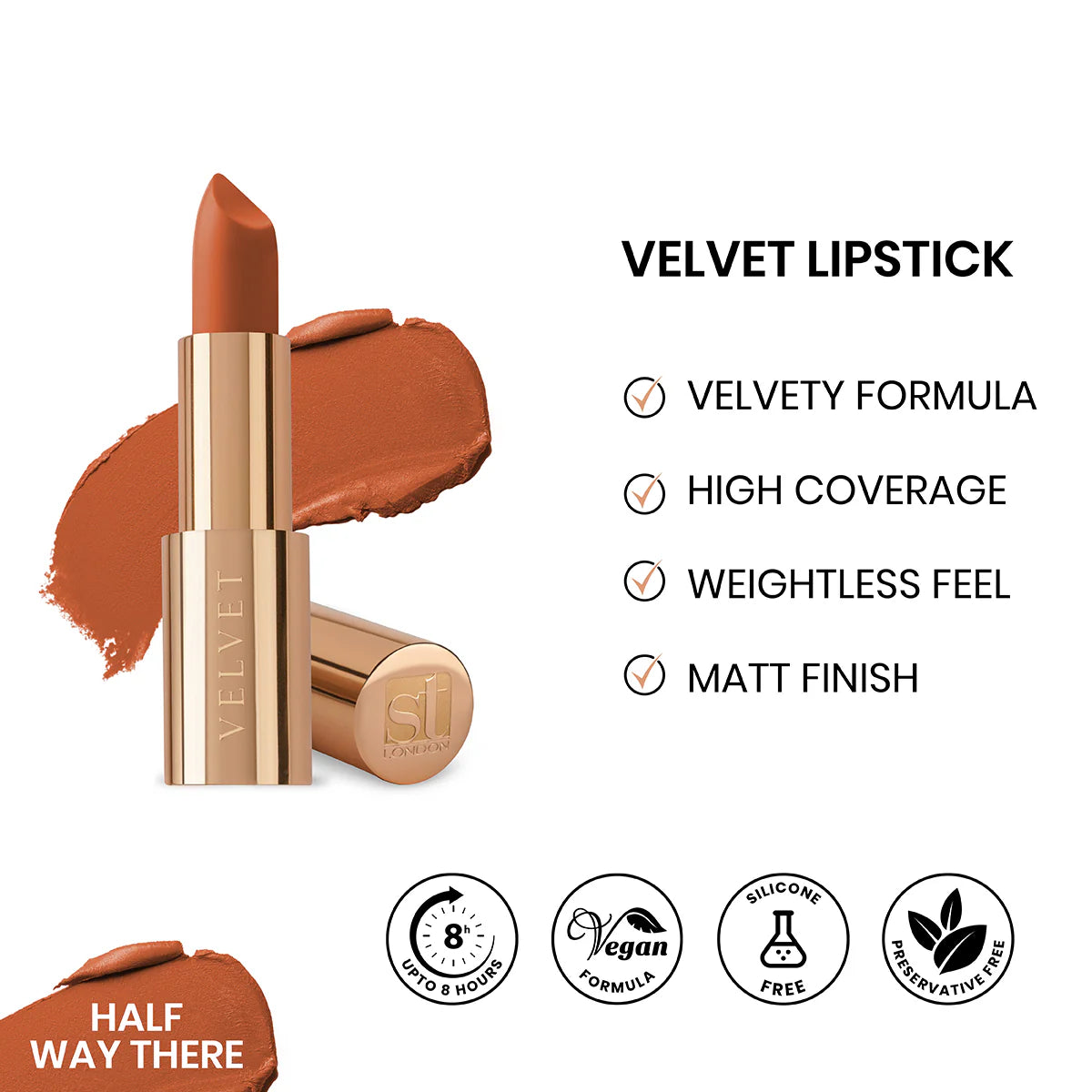 Buy  ST London - Velvet Ultra Matt Lipstick - Half Way There at Best Price Online in Pakistan