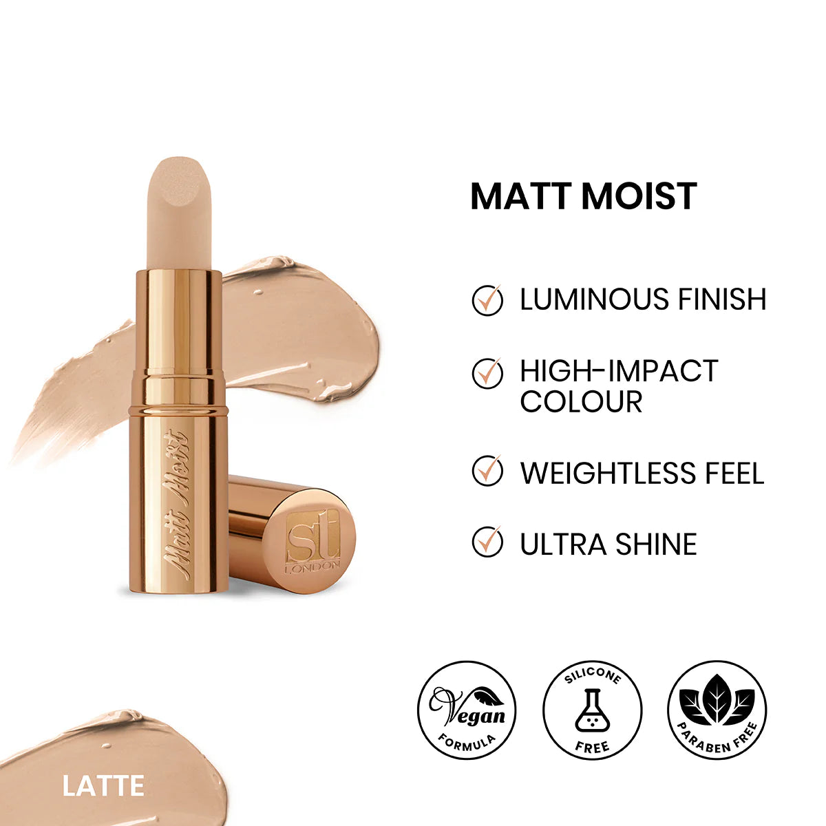 Buy  ST London - Matt Moist Long-Lasting Lipstick - Latte at Best Price Online in Pakistan