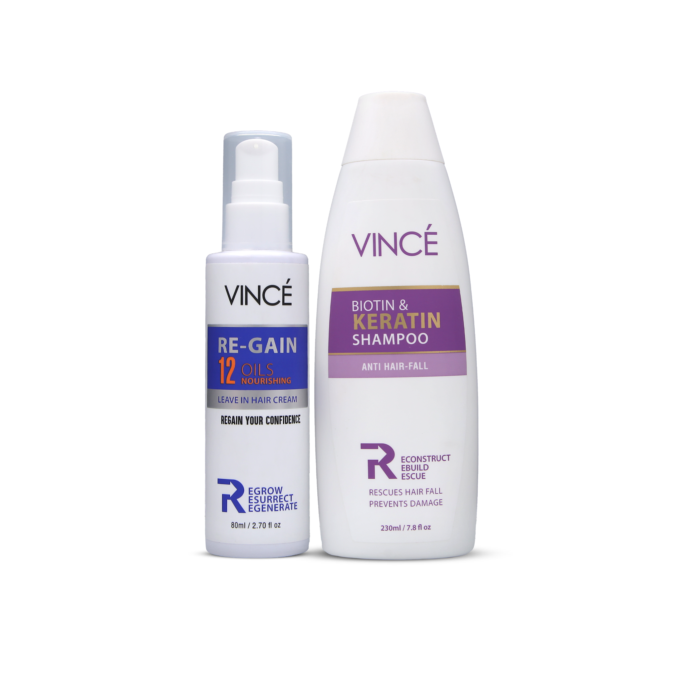 Buy  Vince Hair Re-Growth Powerful Combo (Shampoo + Cream) - at Best Price Online in Pakistan