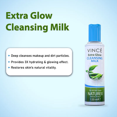Buy  Vince Extra Glow Cleansing Milk - 120ml - at Best Price Online in Pakistan