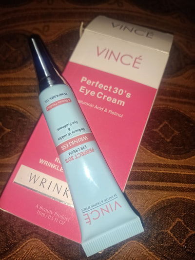 Buy  Vince Wrinkless Perfect 30's Eye Cream (Reduces Wrinkles & Puffiness) - 15ml - at Best Price Online in Pakistan